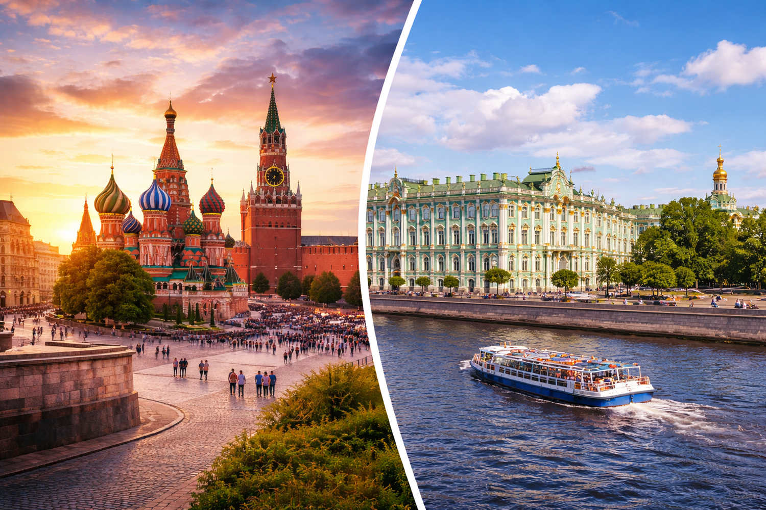 Moscow & St. Petersburg in 7 days